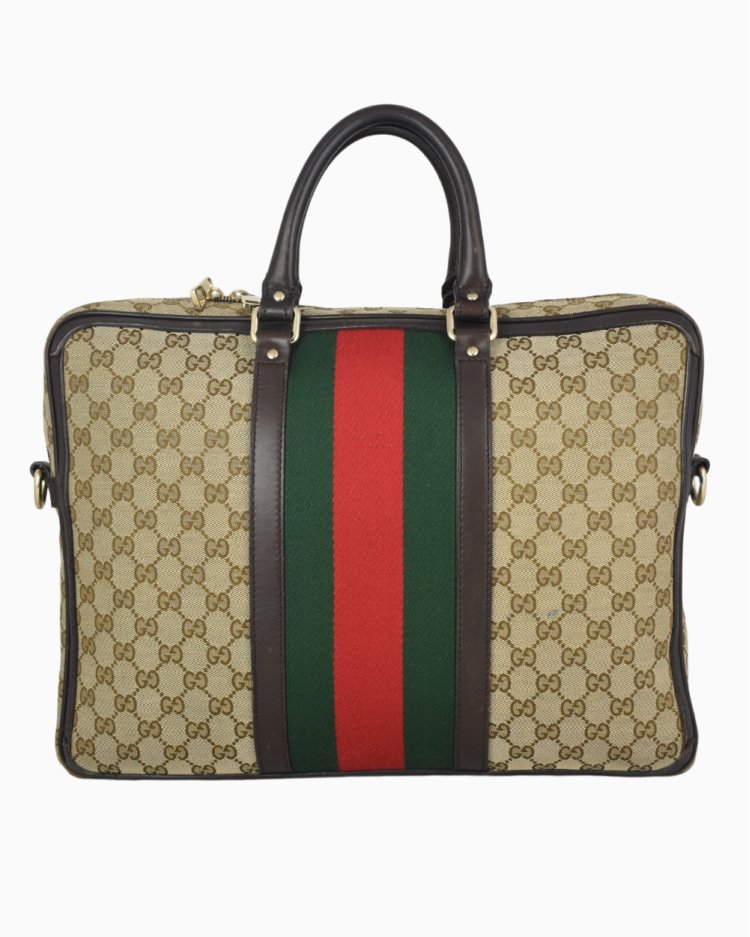 バッグ GUCCI Pasta Gucci Original GG Canvas Faixa Web Masculina